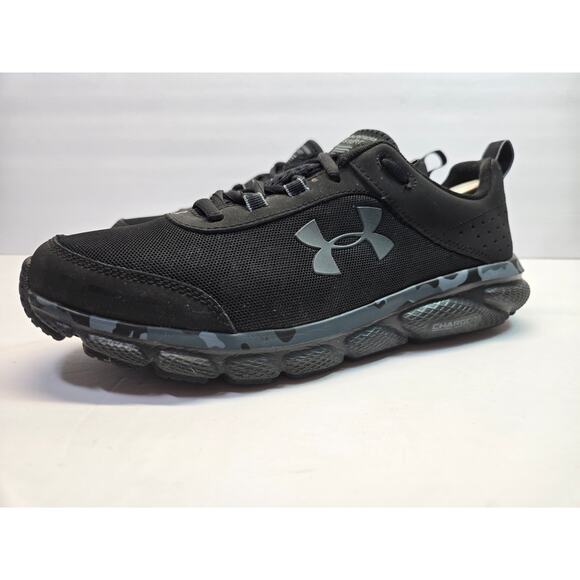 Box Men's Under Armour Charged Assert 8 Camo Running Shoes Size 9.5 - Picture 1 of 8